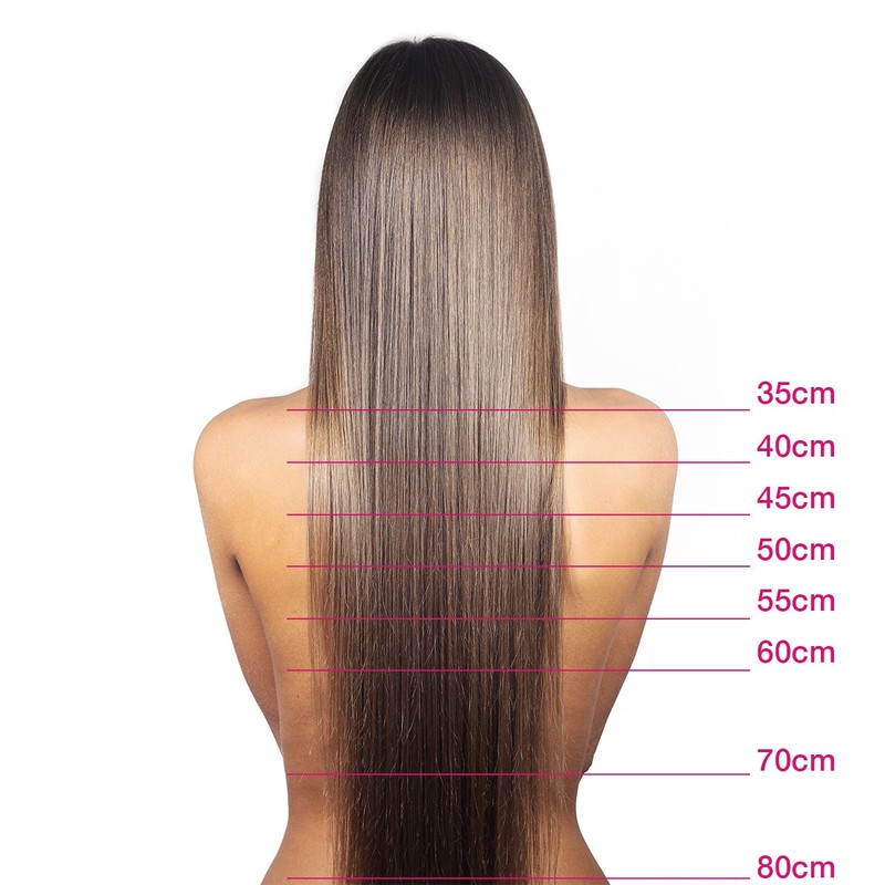 GlamXtensions Clip-In Extensions Set for Complete Hair Extensions, 100% Remy