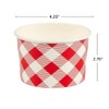 GINGHAM CHILI BOWLS - Party Supplies - 12 Pieces
