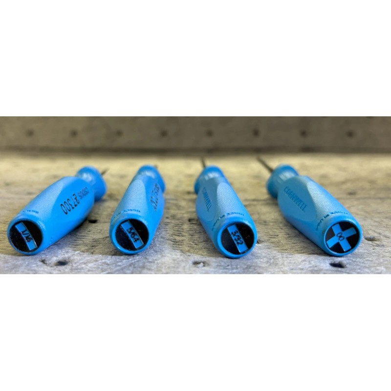 Cornwell Tools 4 Piece Micro Slotted & Phillips Screwdriver Set