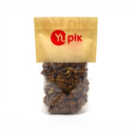 Yupik Cardamom Glazed Walnuts 454 g, In-House Roasted Walnuts with Cardamom, Coconut Sugar & Pink Salt, Sweet and Aromatic
