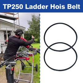 TP250 Ladder Hoist V Drive Belts Replacement for TranzSporter Roofing Elevator, Compatible with TP250 & TP400, Durable Rubber, Easy Install, Stair Lift & Ladder Jacks Accessory