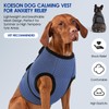 KOESON Dog Anxiety Calming Vest, Breathable Dog Thunder Jacket, Adjustable