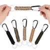 ieron Paracord Keychain with Carabiner Braided Lanyard Ring Hook Clip