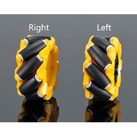 Mecanum Wheel Kit (80 mm - 4 Wheels), Mecanum Wheel Kit (80 mm - 4 Wheels)