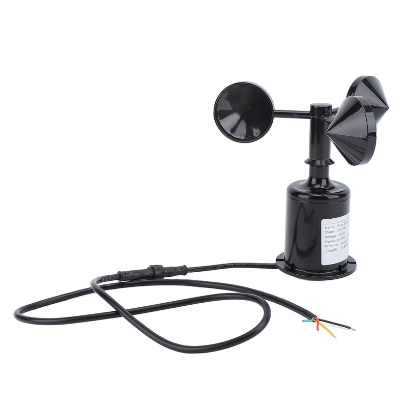 Wind Speed Monitoring Sensor with 0.8m Cable 3 Blade High