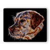 Fractal Artworks Yellow Labrador Metal Wall Plaque with Dog Fractal