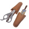 Scissor Holster with Belt PU Leather Holster Protective Cover for