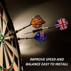 KRYMSON 90 Piece Dart Flights, Durable Dart Accessories, Dart Flight