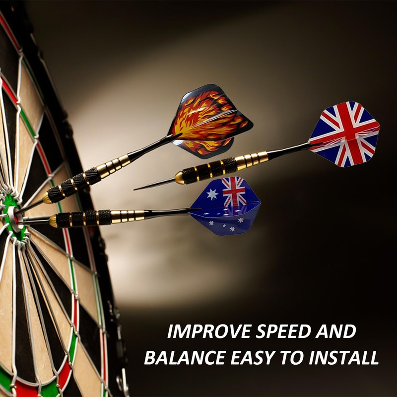 KRYMSON 90 Piece Dart Flights, Durable Dart Accessories, Dart Flight