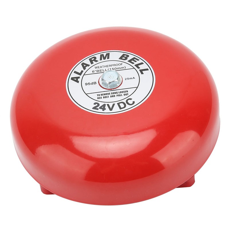 6 Inches Carbon Steel Internal Strike Type Electric Bell 95db