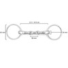 Equine Smile ES0080 ErgoBit Water Snaffle Bit Double Broken Anatomically