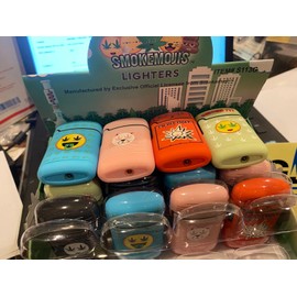 Eagle LOT of 6 EAGLE SMOKEMOJIS BUTANE TORCH LIGHTER - Great Designs