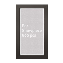 Pintoo Jigsaw Puzzle Frame Tailor-Made for Pintoo's 800 Pieces Puzzle ONLY - Dark Brown - Effortless & Toolless Assembly NO Glue Required [W1067]