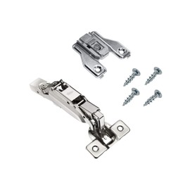 Rok Titus Kitchen Cabinet Hinge with 0mm Mounting Plate 170 Degree Face Frame Lazy Susan-FF0 Concealed T45S0M170 + TFF0MMP Kit European Made (2, Lazy Susan Overlay-FF0)