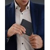 swallowmall Mens Wallet RFID Genuine Leather Slim Bifold Wallets for