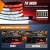 Nilight 2PCS 70 Inch Emergency Strobe Light Strip 1125 LED
