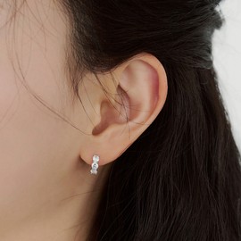 Gold & Deer Rose Gold White Cubic / 골드앤디어 로즈골드  화이트큐빅