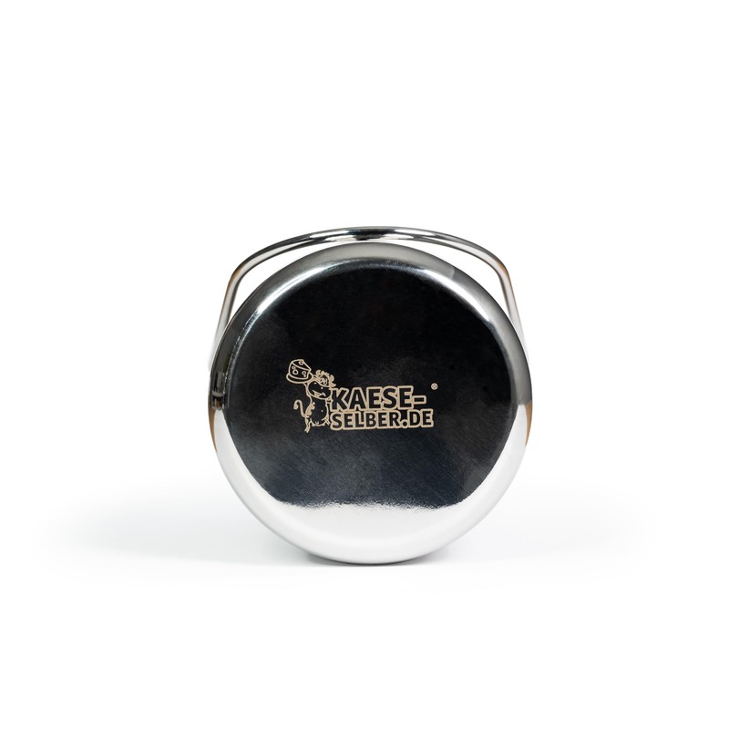 kaese-selber.de - Milk Jug Premium 1 Litre (Stainless Steel)