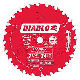 Diablo D0724X 7-1/4" Saw Blade With 24 Teeth