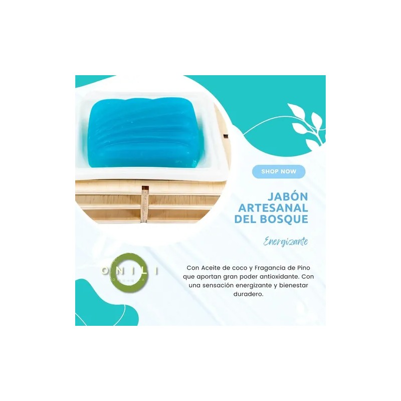 Jabón Artesanal Del Bosque 100gr /refrescante / Sheló