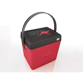 Kängabox® Kühlbox 20 Liter rot Trip- Isolierbox für kalt & warm. Made in Germany, Outdoor Thermobox für Camping, Grillen, Picknick & Garten