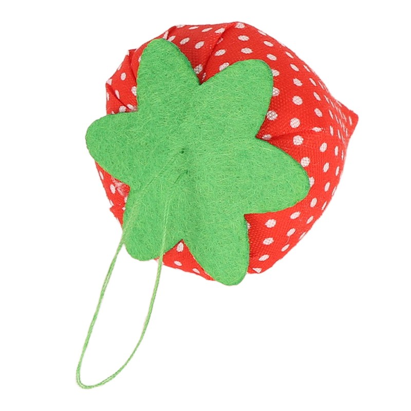 20pcs Sewing Pin Cushion Cotton Soft Lightweight Cute Strawberry Shaped
