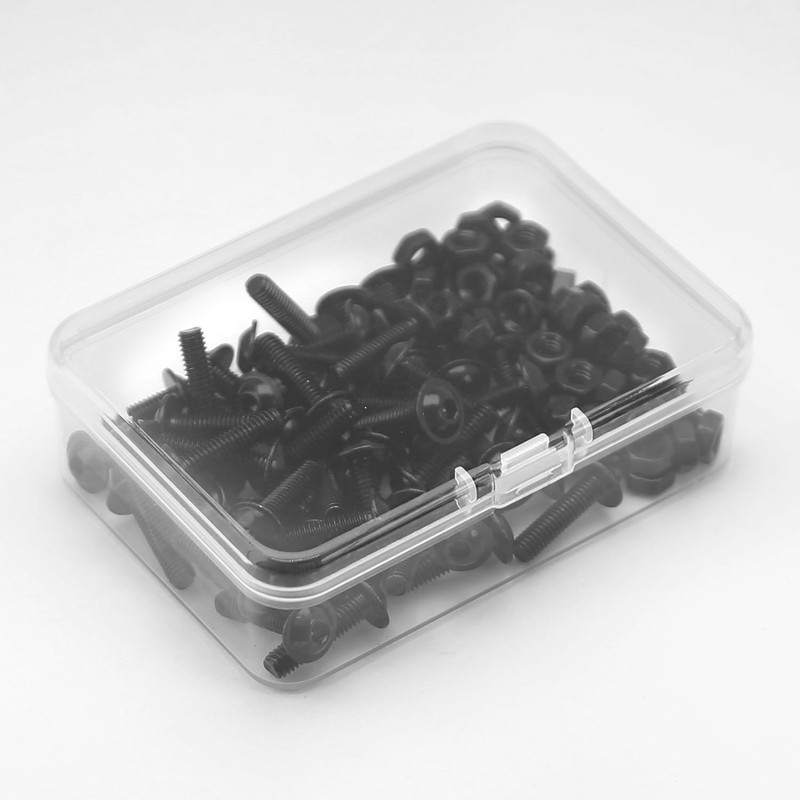 (50 Sets) M4 x 12 mm Allen Screws with Flange