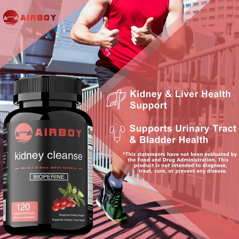 airboy Kidney Cleanse - Detox, Cleanse, Support Kidney Health and