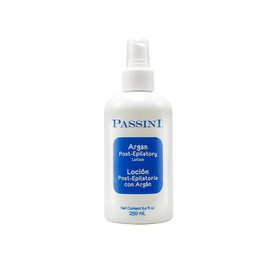 PASSINI Loción con argán 250ml para despúes de depilar. Humecta piel. Elimina residuos de cera.