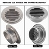 Haosie Stainless Steel Air Vents, 4 Inch Round Soffit Vent,