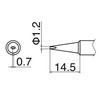 Hakko T18-D12 Soldering Iron Tip Chisel 1.2 x 22.5mm (Long