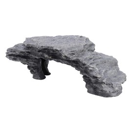 YOUTHINK Aquarium Turtle Basking Habitat, Reptile Shield Climbing Platform Hiding Hide Basking Cave Fish Hide Habitat for Climbing and Eelling 19.5 x 9 x 7 cm