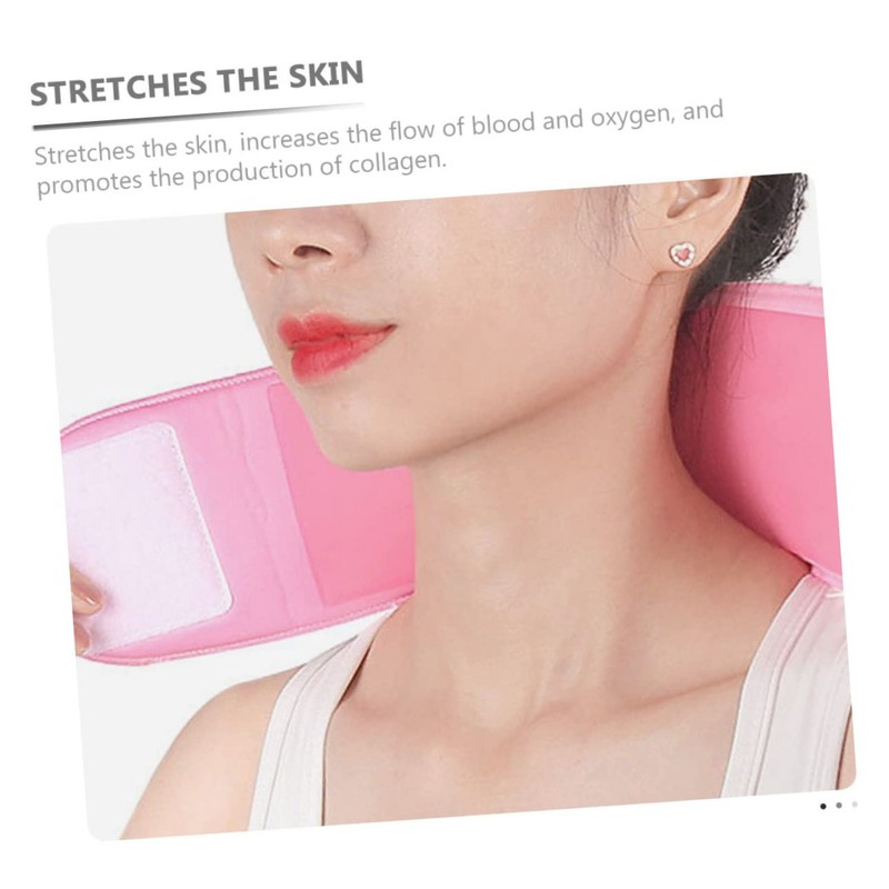 FRCOLOR 2pcs Neck Wrinkle Reduction Patch Essential Oil Gel Pads