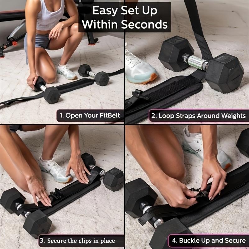 Adjustable Weighted Belt for Home Workouts, Kettlebell Training, Butt Shaping