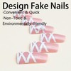Long Fake Nails Square Press On Nails Duckbill False Nails