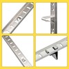 Adjustable Shelf Bracket 40 Inch 8 Pack Silver Shelf Pilaster