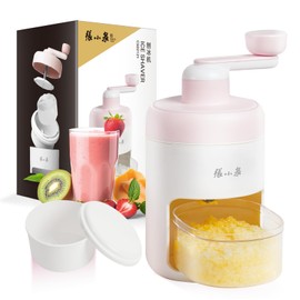 ZHANG XIAO QUAN SINCE 1628 Hand-cranked Shaver Ice and Snow Cone Machine, Manual Shaved Ice Machine Household Protable Small Slushie Machine - BPA Free