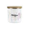 Purely Home Vintage Cutlery Brown Sugar Storage Canister - White