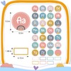 126pcs Word Wall Bulletin Board Set Boho Rainbow Alphabet Education