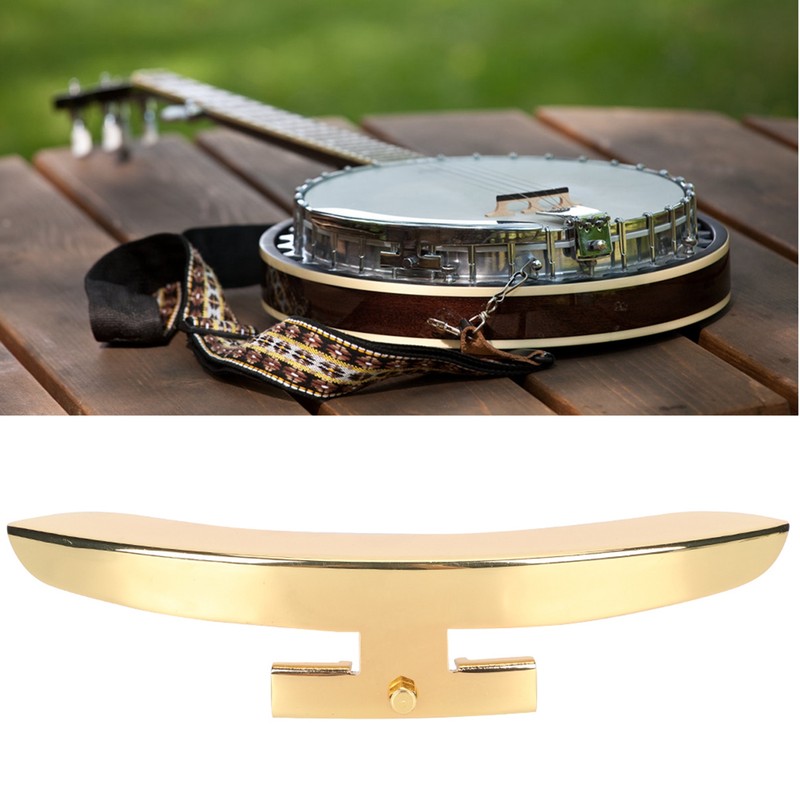 Banjo Armrest Musical Instrument Accessories Single Leg Polished Zinc Alloy