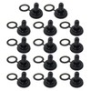 Bxian 14PCS Waterproof Dustproof Protective Cover 12mm Rubber Electric Toggle