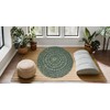 Craft Trade Mandala Green Round Tapestry Indian Wall Towel Tapestry