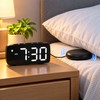 Vibrating Alarm Clock for Heavy Sleepers – Large LED Display