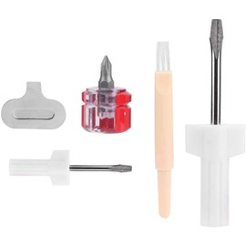 Sewing Machine Repair Kit, 5Pcs Sewing Machine Screwdriver Thread Removal Tool Include Screwdriver,Thread Removal,Slot Screwdriver and Cleaning Brush