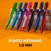 BIC Bolígrafo BU3 Medium Point 1.00 mm Retráctil Clip de