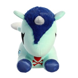 Aurora® Enchanting ©Tokidoki Squishy Sailor Stuffed Animal - Bright & Colorful Design - Showpiece Plush - Blue 13 Inches