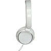 Soundlab Deep Bass Folding Stereo Headphones With Adjustable Headband White