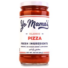 Yo Mama's Foods Keto Classic Pizza Sauce – Pack of (1) - No Sugar Added, Low Carb, Vegan, Gluten Free, Paleo Friendly, and Made with Fresh Non-GMO Tomatoes!