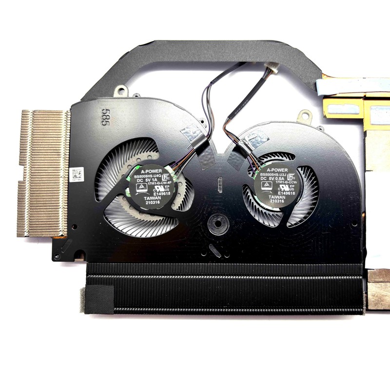 BestParts New Genuine CPU+GPU Cooling Fan with Heatsink Replacement for