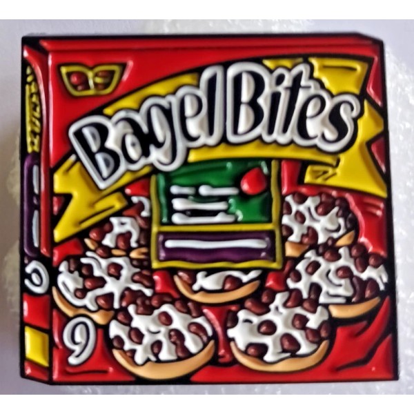 BAGEL BITES- ENAMEL / LAPEL PIN-NEXT DAY SHIPPING